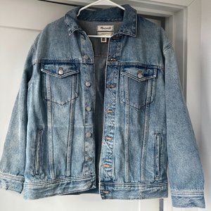 Madewell Oversized Trucker Jean Jacket NWT